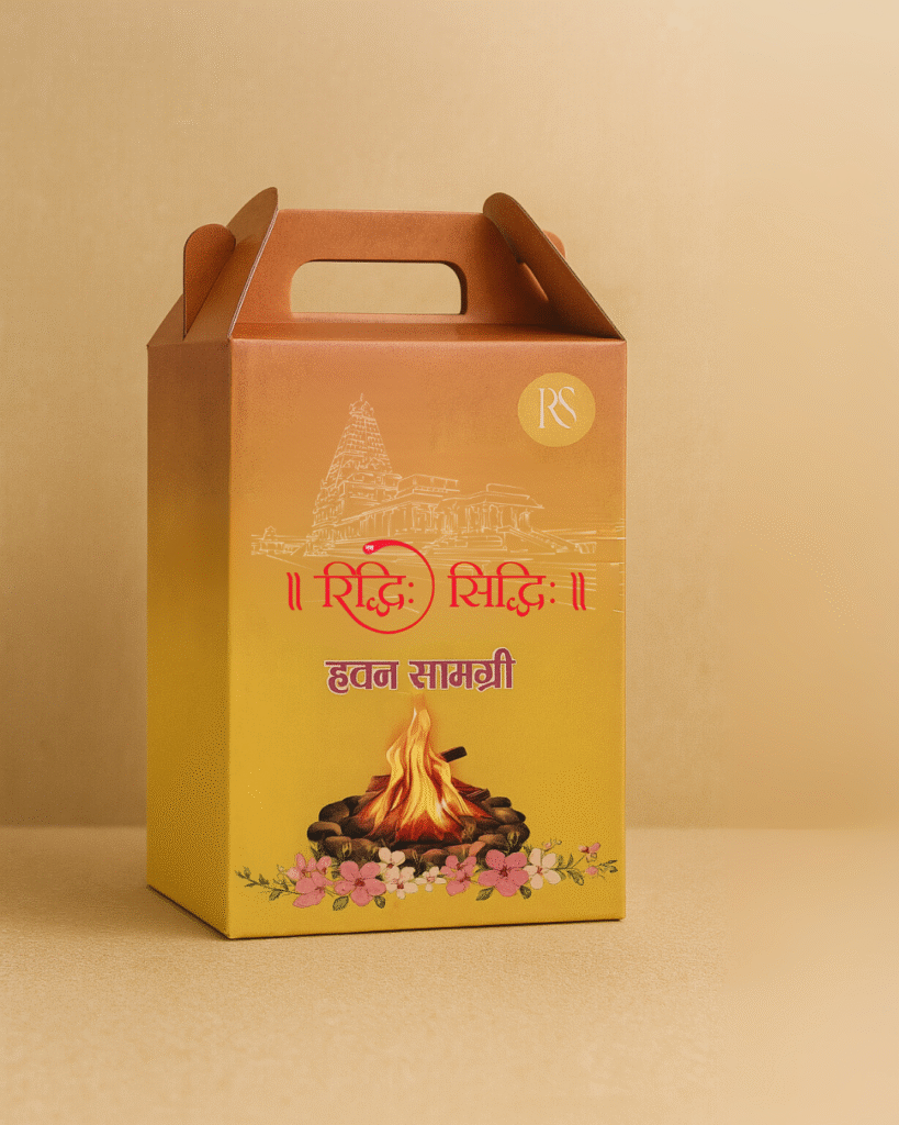 Nav Riddhi Siddhi Havan Samagri – An Authentic Vedic Blend for Powerful, Smoke-borne Blessings