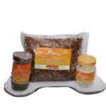 Natural Havan Samagri Set with Herbal Mixture, Cow Dung Dhoop & Camphor
